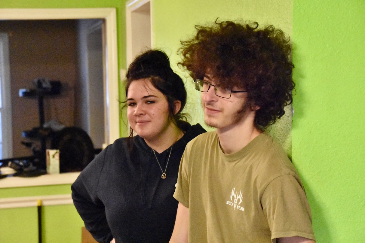 Reserved Gabriel and his friend Carly